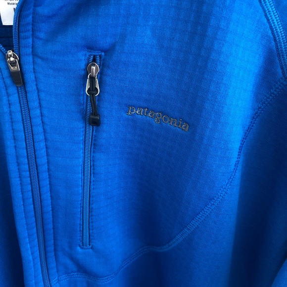 PATAGONIA R1 Pullover Hoodie Blue Gray Men’s Sz L - Picture 2 of 8